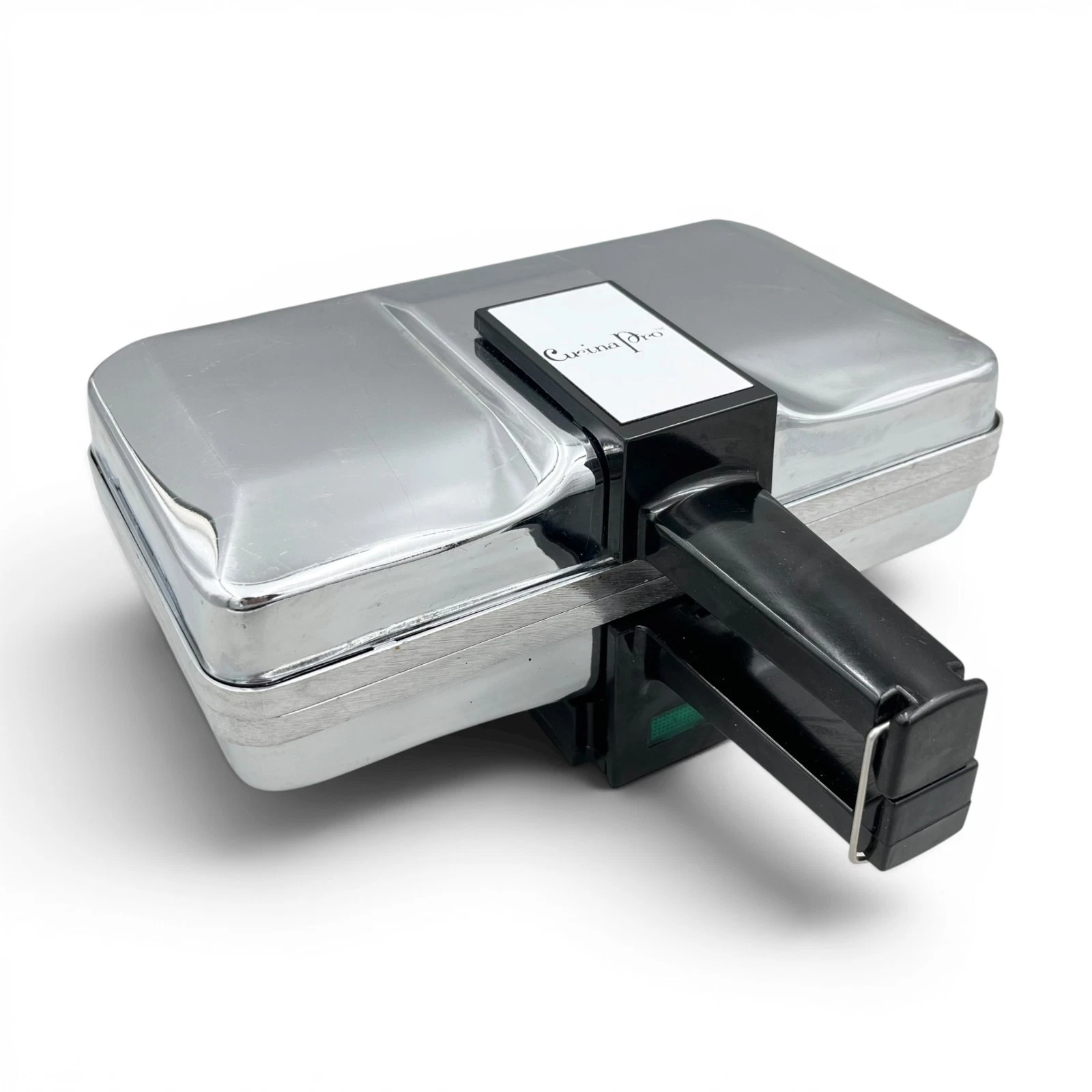 CucinaPro Non-Stick Pizzelle Italian Waffle Baker Maker 220-05P Chrome Finish
