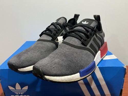 Adidas Originales NMD_R1 Zapatos Core Negro Azul Rojo Blanco HQ4452 Para hombres Talla: 10 - Imagen 4 de 5