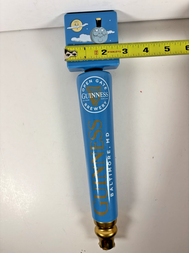 Guinness Brewing Over The Moon Milk Stout Draft Beer Tap Handle - Picture 13 of 14