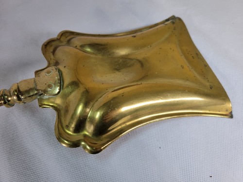 Fireside Brass Companion Set & Fire Dogs Anirons 3 Piece Vintage Large Heavy - Picture 16 of 24