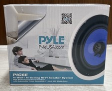 PAIR OF - Pyle Pro PIC6E 6.5" 250W In-Ceiling Speaker System - NEW