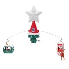  Rotating Glowing Treetop Star Topper with Lights Christmas Chritsmas Lamp