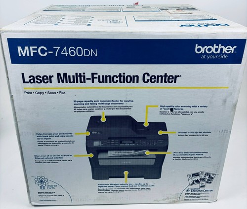 Genuine Brother MFC-7460DN All-In-One Monochrome Laser Printer - Afbeelding 3 van 4