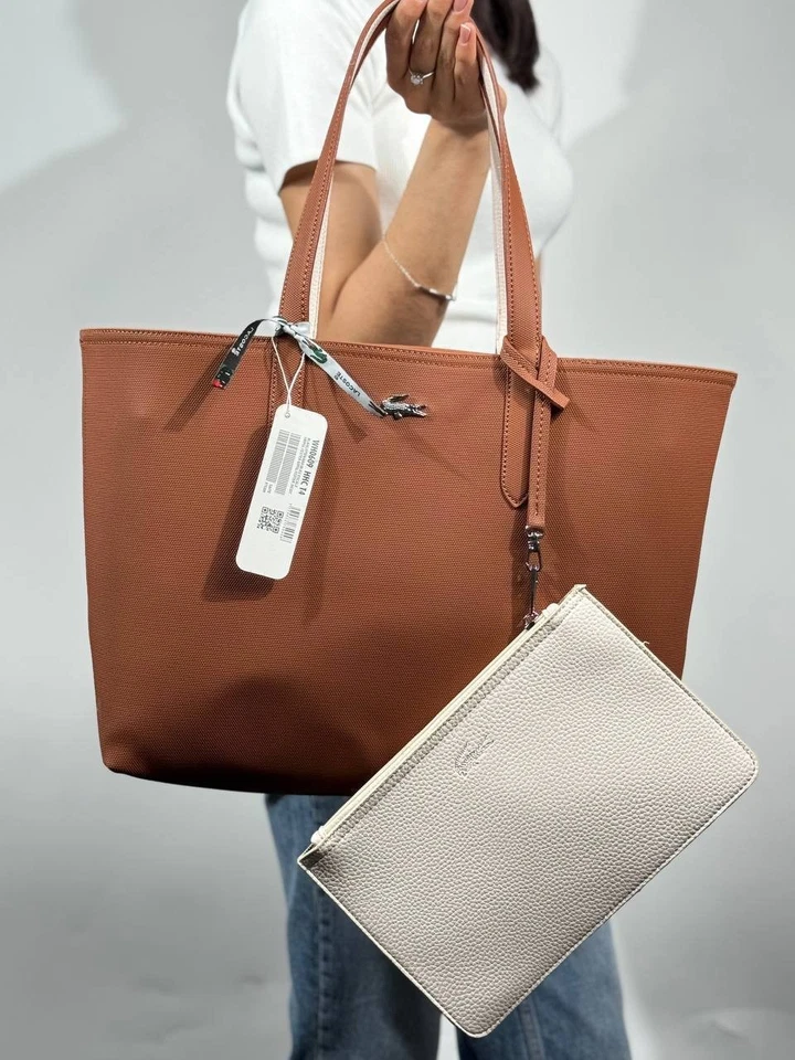 Lacoste Women's Double-Sided Shoulder Bag ,high quality large useful women's bag - Image 3 of 4