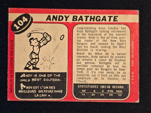 1968-69 OPC Hockey Cards Poor to NM (Pick from List) - See Photos for Condition - Picture 134 of 347