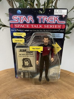 Star Trek Space Talk Series Commander William Riker von Playmates
