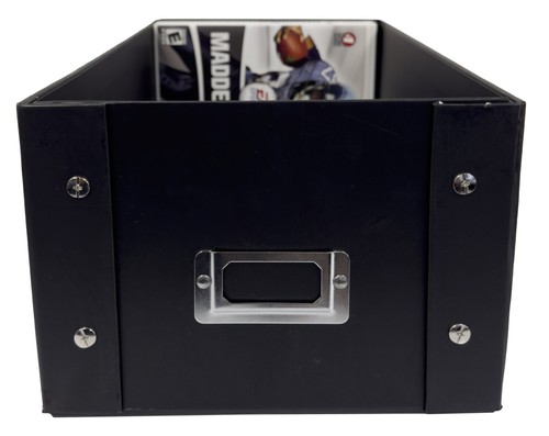 1 CheckOutStore Black DVD Cases Storage Box (Holds 25 Cases) - Picture 6 of 7