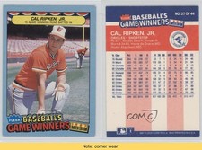 1987 Fleer Limited Edition Baseball's Game Winners Box Set Cal Ripken Jr #37 HOF