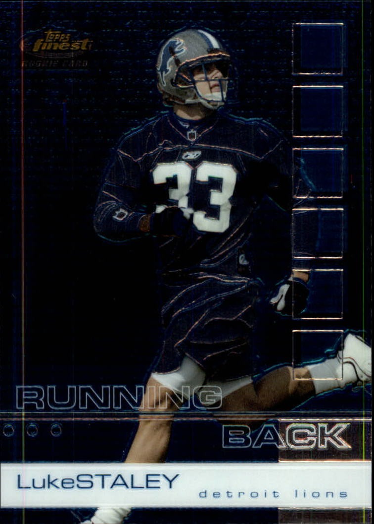 2002 Finest #112 Luke Staley RC Rookie Card