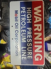 Pre-99 Mobil Oil Corp Sign