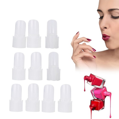 10Pcs/set Nagellack Lack Protector Halter Maniküre Finger Nail Art Tipps Cov CUB - Bild 2 von 7