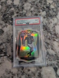 2020 Panini Select Die Cut Premier Jalen Hurts 150 Card White Rookie RC PSA 9