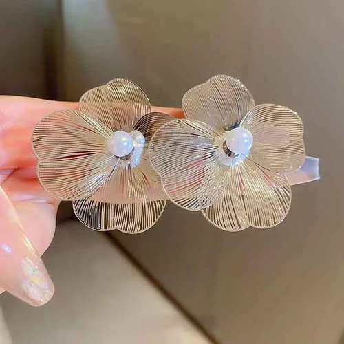 Modische koreanische große Blume Perlen Ohrringe für Frauen neues Design Ohrstecker - Bild 10 von 24
