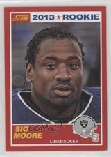 2013 Score 2013 Rookie Red Sio Moore #435 Rookie RC