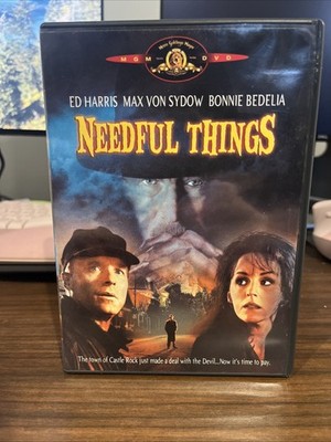 Needful Things (DVD, 1993, Widescreen) Stephen King, Ed Harris
