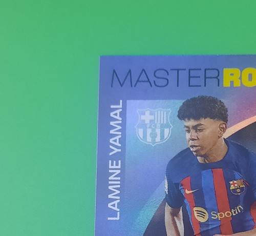 LAMINE YAMAL #423 TRUE MASTER ROOKIE---MEGACRACKS 2023-2024-BARÇA-BARCELONA - Imagen 8 de 10
