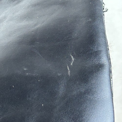 Talbots Gepard schwarz Echtleder Umhängetasche Made in Italy Baumwollfutter - Bild 15 von 20