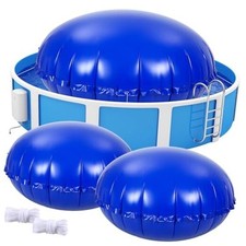 2 Sets 8 x 8 ft Pool Pillows for Above Ground Pool Jumbo Inflatable Pool Air