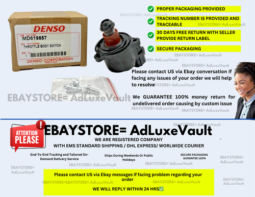 Idle Air Control Valve IACV IAC MD619857 / MD628119 Mitsubishi Eclipse Montero - Picture 7 of 7
