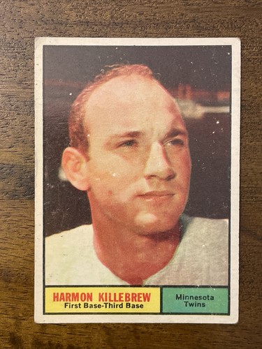 Vintage 1961 Topps # 80 Harmon Killebrew HOF Minnesota Twins