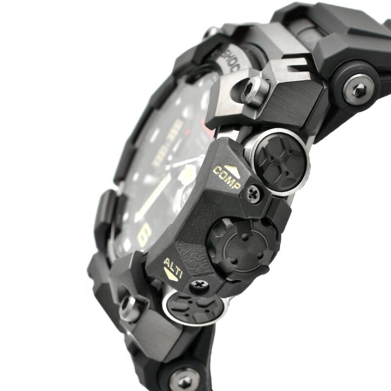 Pre-owned Casio G-shock Gwg-b1000-1ajf Master Of G-land Mudmaster Radio Solar Watch 52.1mm