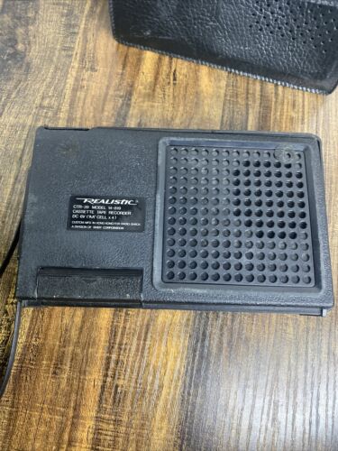 Realistic Battery Recorder Ctr-39 Model 14-819 For Parts Only Needs New Speaker - Picture 3 of 4