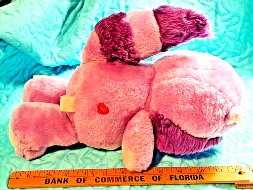Care Bear Cousin BRIGHT HEART Raccoon Vintage 13" Plush Toy Great Condition! - Picture 12 of 12