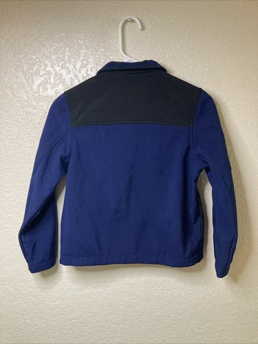 Boys Mountain Xpedition Jacket Size 8 Navy Blue Full Zip Fleece Lined - Picture 7 of 13
