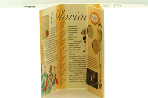 1989 The Reclam & Bill of Rights dos monedas de 2 libras Royal Mint conjunto sin circular - Imagen 2 de 4