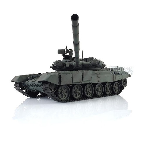 Henglong 7.0 1/16 Plastic FPV T90 RTR RC Tank 3938 360° Turret Steel Gearbox - Picture 7 of 9