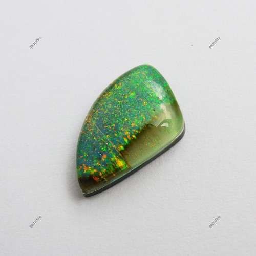 Piedra preciosa suelta monarca 7,20 quilates corte elegante natural multicolor ópalo CERTIFICADO - Imagen 3 de 12
