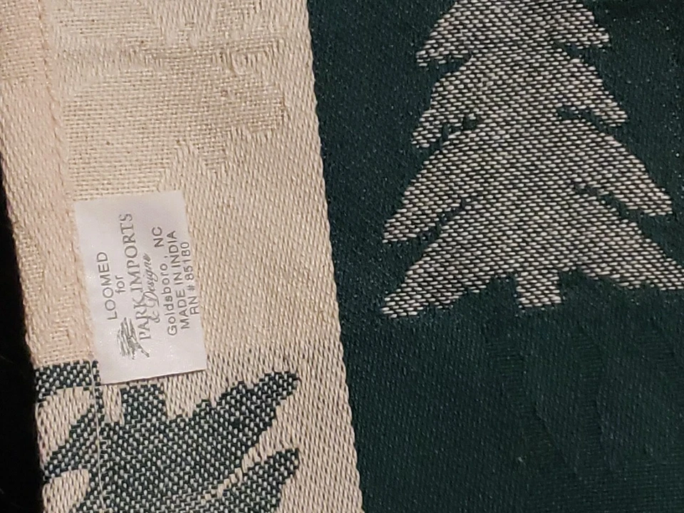 Holiday Park Designs Table Setting 11 Pc ,EUC, Moose,Trees, See Detailed List  - Image 3 of 4