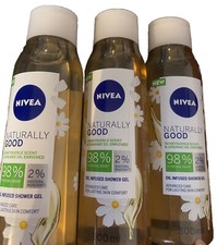 Nivea Oil Infused Shower Gel Honeysuckle 300ml  x 3 Naturally Good
