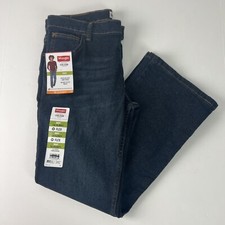 Wrangler Boy's Jeans Size 14 Husky Boot Red Logo 5 Star Adjust to Fit Waist A33