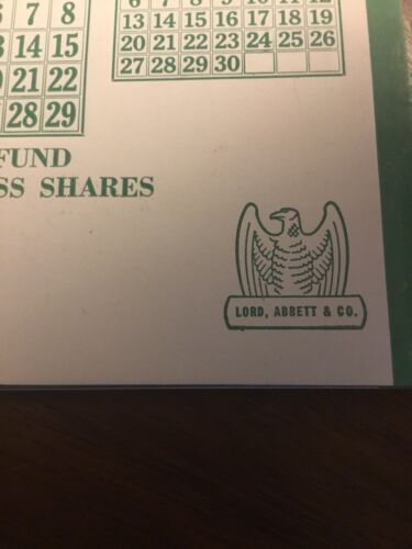 Vintage 1954 Blotter Origin California unbenutzt - Bild 2 von 4