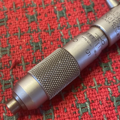 Vintage STARRETT No. 124-C INSIDE Micrometer 8”-32” . USA - 第 15/24 張圖片