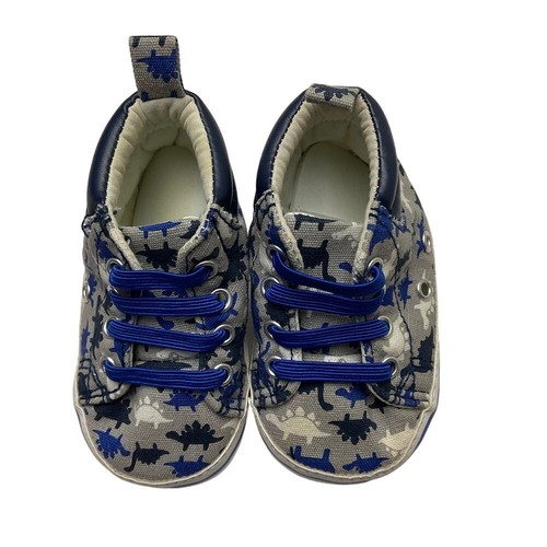 Child of Mine Dinosaur Camo Baby Sneakers Booties Size 0-3 Months