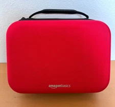 Amazon Basics for Nintendo Switch 1 Travel and Storage Red Carrying Case Only