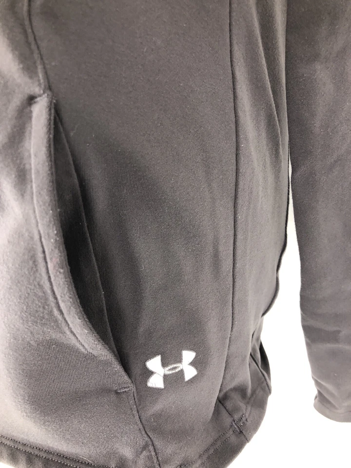 Under Armour All Season Gear Drawstring Turtleneck Gray Fitted Shirt Medium - Image 3 of 4