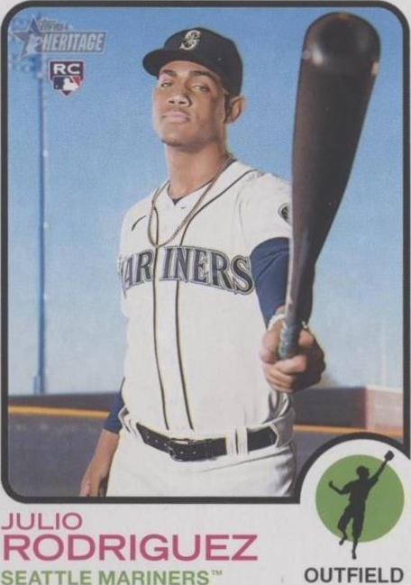 2022 Topps Heritage High Number - Julio Rodriguez #700 - 1 of 1