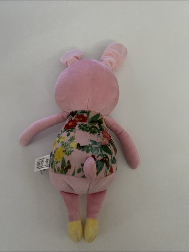 Bunnies by the Bay Bunny Pink Plush Stuffed Animal Toy Floral - Picture 2 of 9