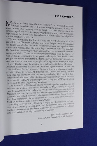 LIBERATOR Ron Watts THE HARRY HARTWIG STORY Aviation Christian Bio Book - Picture 5 of 12