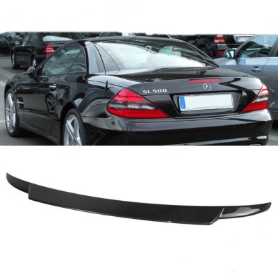 Carbon Fiber Fit For MERCEDES BENZ SL R230 Convertible Trunk Spoiler Wing SL550 Carbon Fiber Fit For MERCEDES BENZ SL R230 Convertible Trunk Spoiler Wing SL550