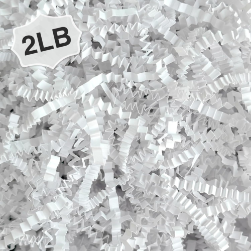 Corlcol 2LB Crinkle Cut Paper Shred Filler for Bag Gift Box Basket Confetti Pape - Picture 8 of 12