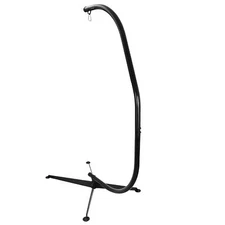 Solid Frame Stand Hammock C Stand for Porch Swing Hammock Chair Heavy Duty Steel