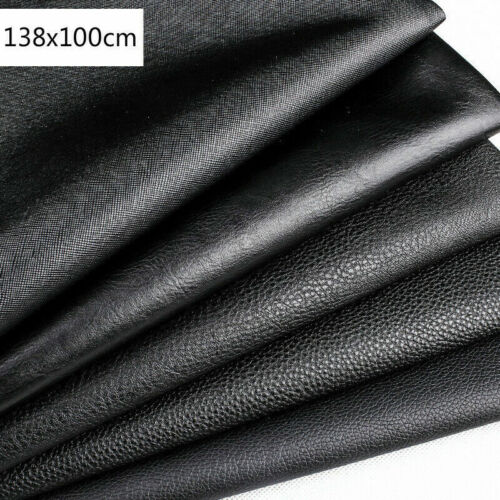 PVC Leather Fabric Thick Plush Backing DIY Car Upholstery Sofa Sew Material Trim - Picture 8 of 28