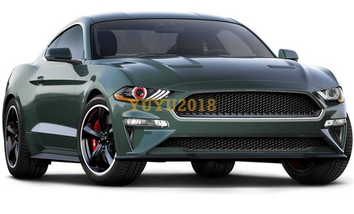 Anillos de halo LED Bluetooth RGB para Ford Mustang 2018 2019 faros ojo de ángel DRL - Imagen 2 de 16