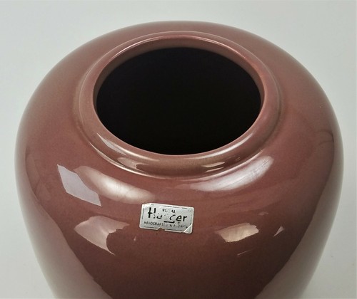 Vintage Royal Haeger Round Mauve Vase 7½" Tall - Picture 4 of 9