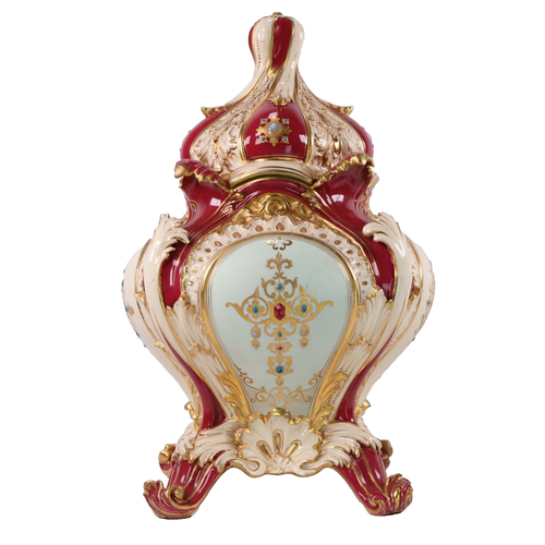 Coalport Jewelled Bome Vase Cover Agate Flared h34cm Circa 1885 - Picture 3 of 14