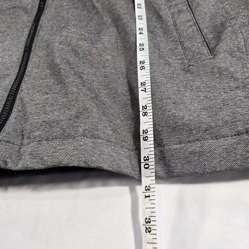 Levi's Zip Up Windbreaker Jacket Men's Large Gray Black Distressed - Picture 12 of 19